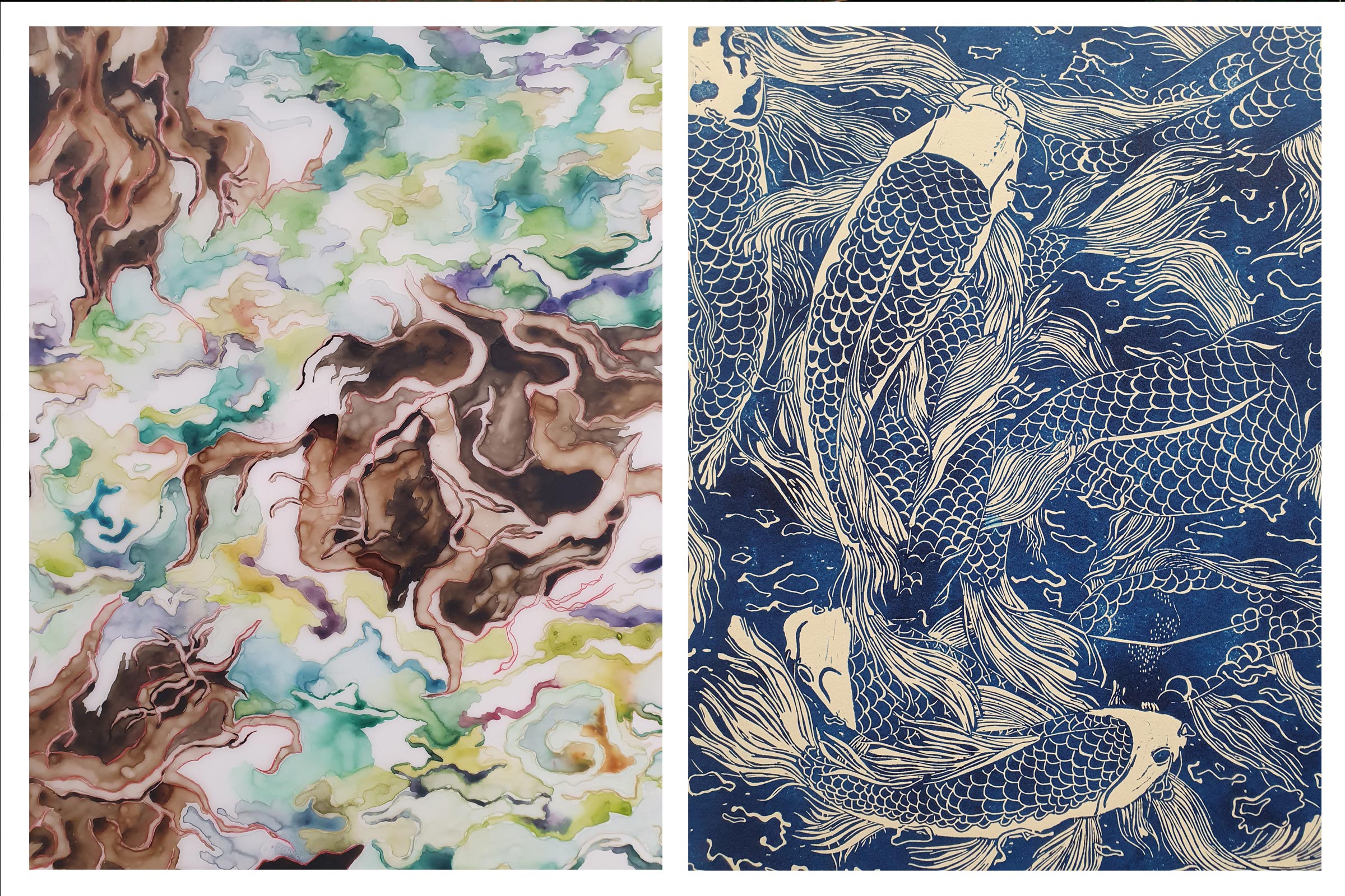 Edith McDonald, Bachelor of Fine Arts, Year 1, 2024, End of Year Exhibition, student work, Whitecliffe College, Paintings