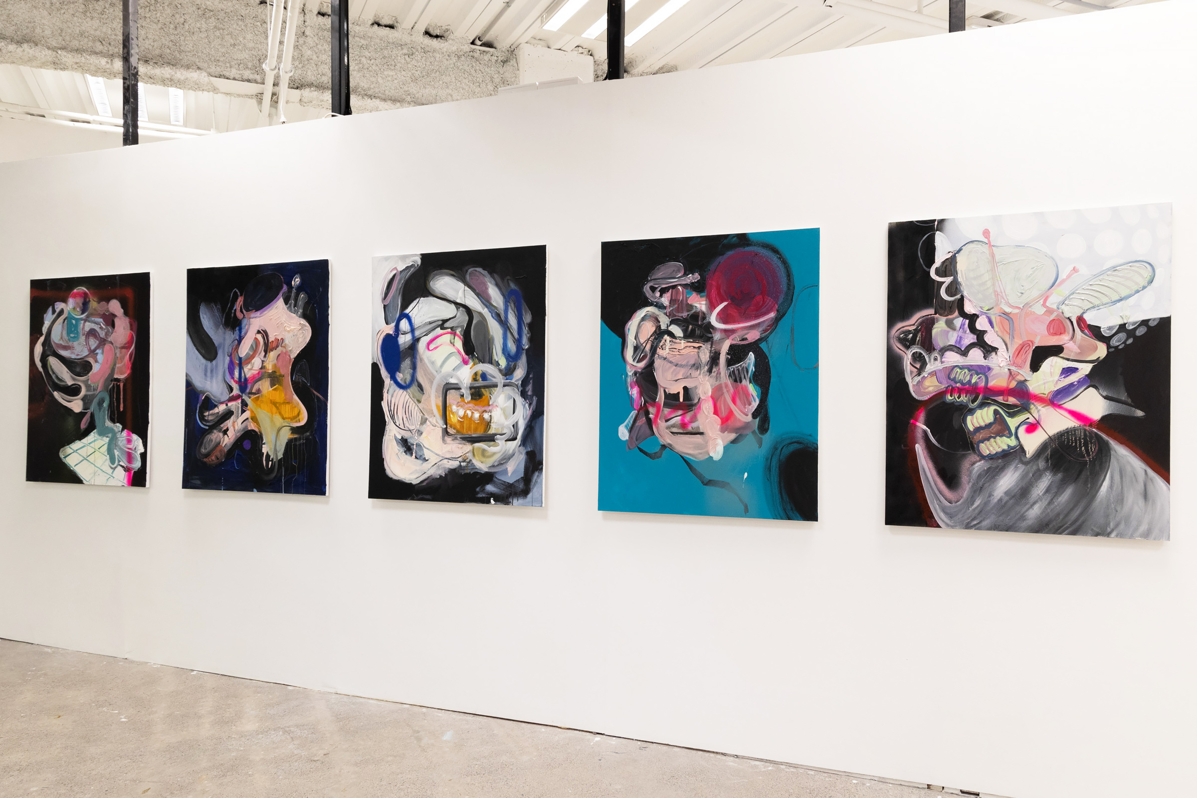 Gunn Kim, Bachelor of Fine Arts, Year 3, 2022, Whitecliffe student work, paintings, Whitecliffe end of year exhibition