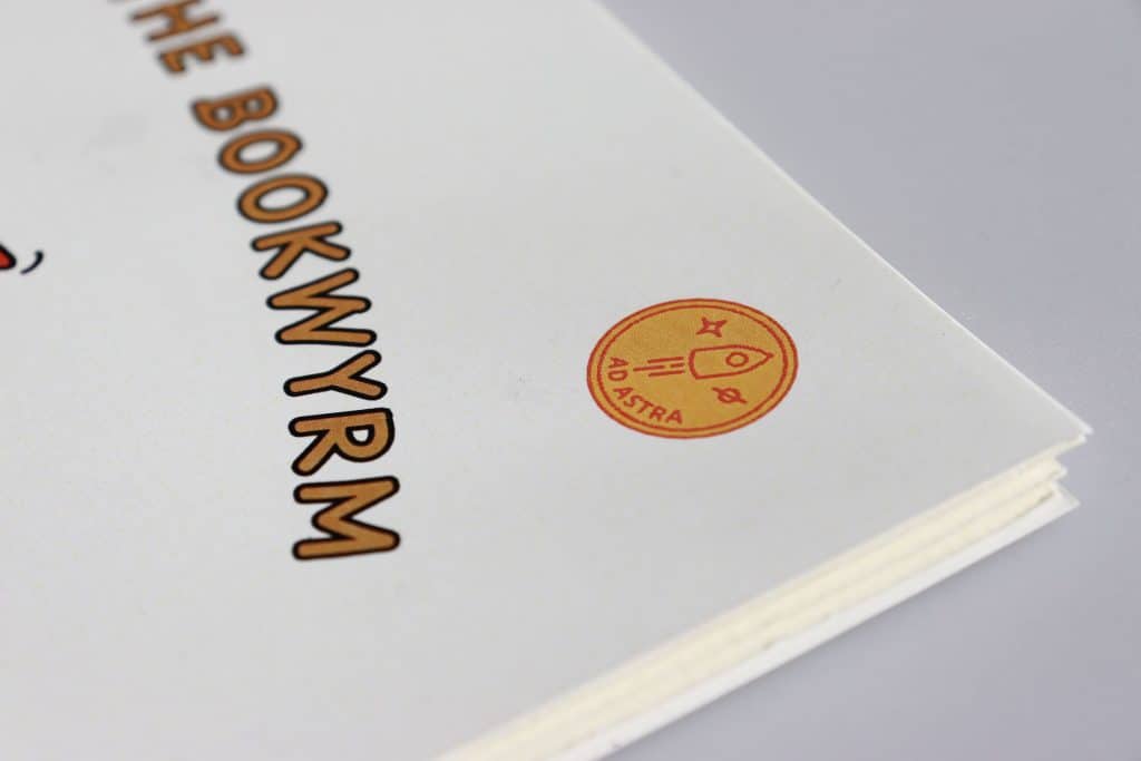 Bradley Jones, Ad Astra, Bachelor of Design & Digital Media, student work, Whitecliffe College, Graphic design, book, children’s literature, card design, Brand for children’s literature, InDesign Illustrator