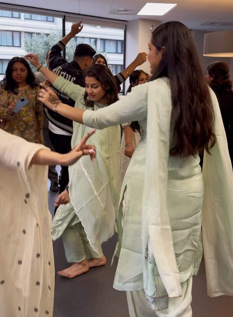 Diwali celebration on campus, international student culture