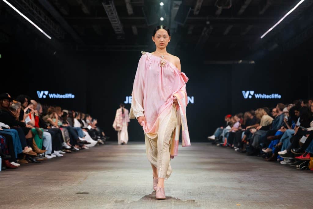 Jessica Sinton, Fashion + Sustainability, Bachelor of Sustainable Fashion Design, Year 3, Fashion Collection, Fashion Portfolio, Sustainable Fashion Design, Sustainable Fashion, Fashion, Fashion student, Fashion degree, fashion bachelors, 2024, Blackboard & Parchment, NZFW 2025, New Zealand Fashion Week 2025