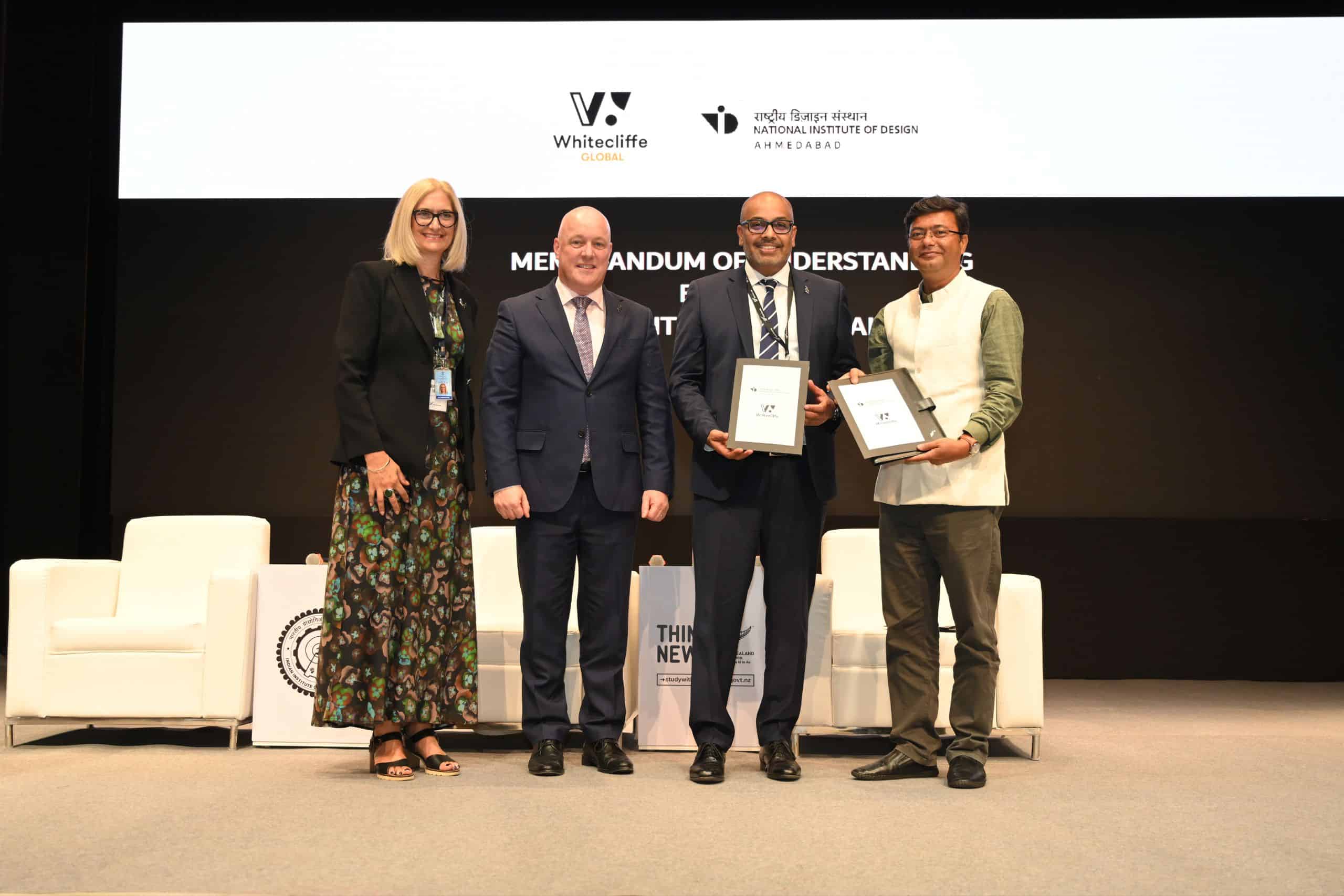 New Delhi, and the National Institute of Design (NID), Whitecliffe Global, Feroz Ali, Chirstopher Luxon