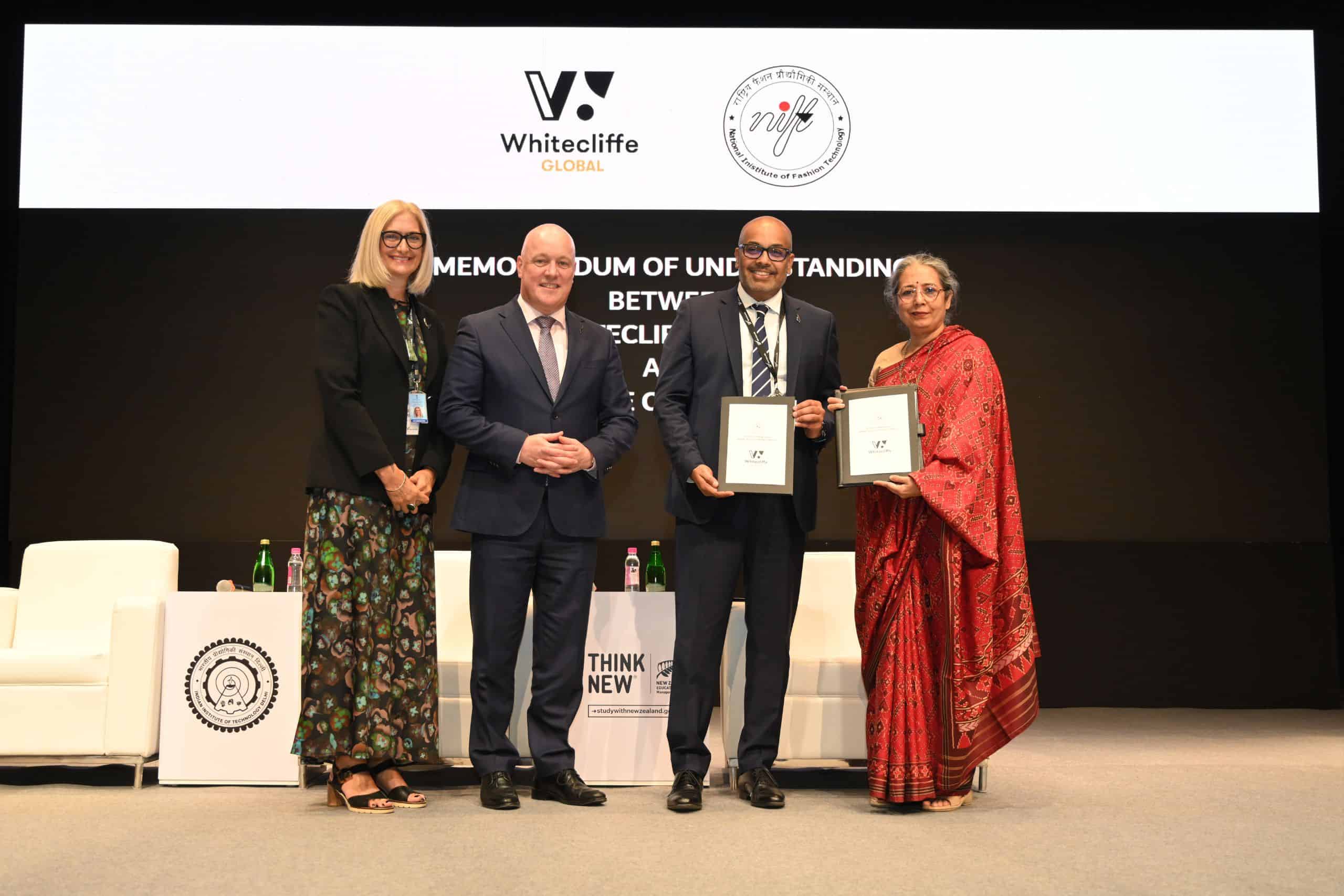National Institute of Fashion Technology Delhi (NIFT), Whitecliffe Global, Feroz Ali, Chirstopher Luxon
