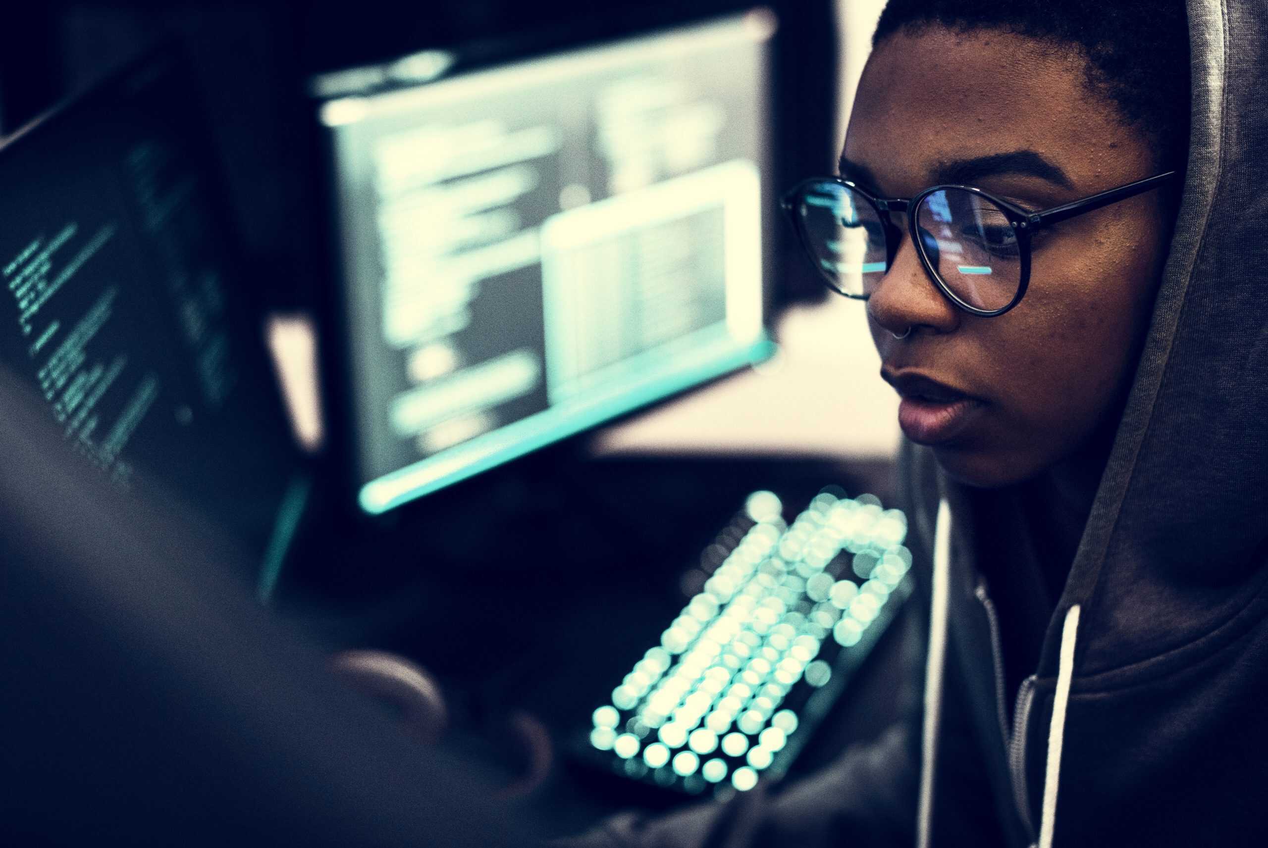 Ethical hacking student doing a micro credential