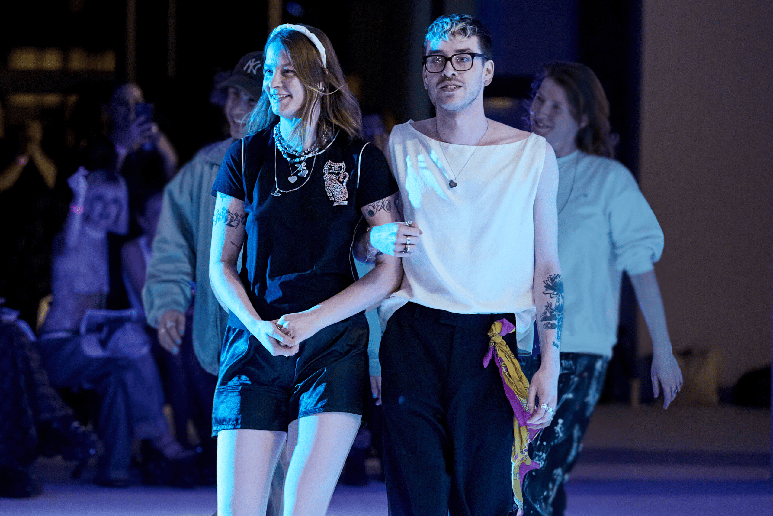 Whitecliffe fashion lecturers Rhys Muru-King and Nicole Van Vuuren are making waves in Aotearoa’s fashion community, with recent achievements that highlight both creativity and sustainable practice.