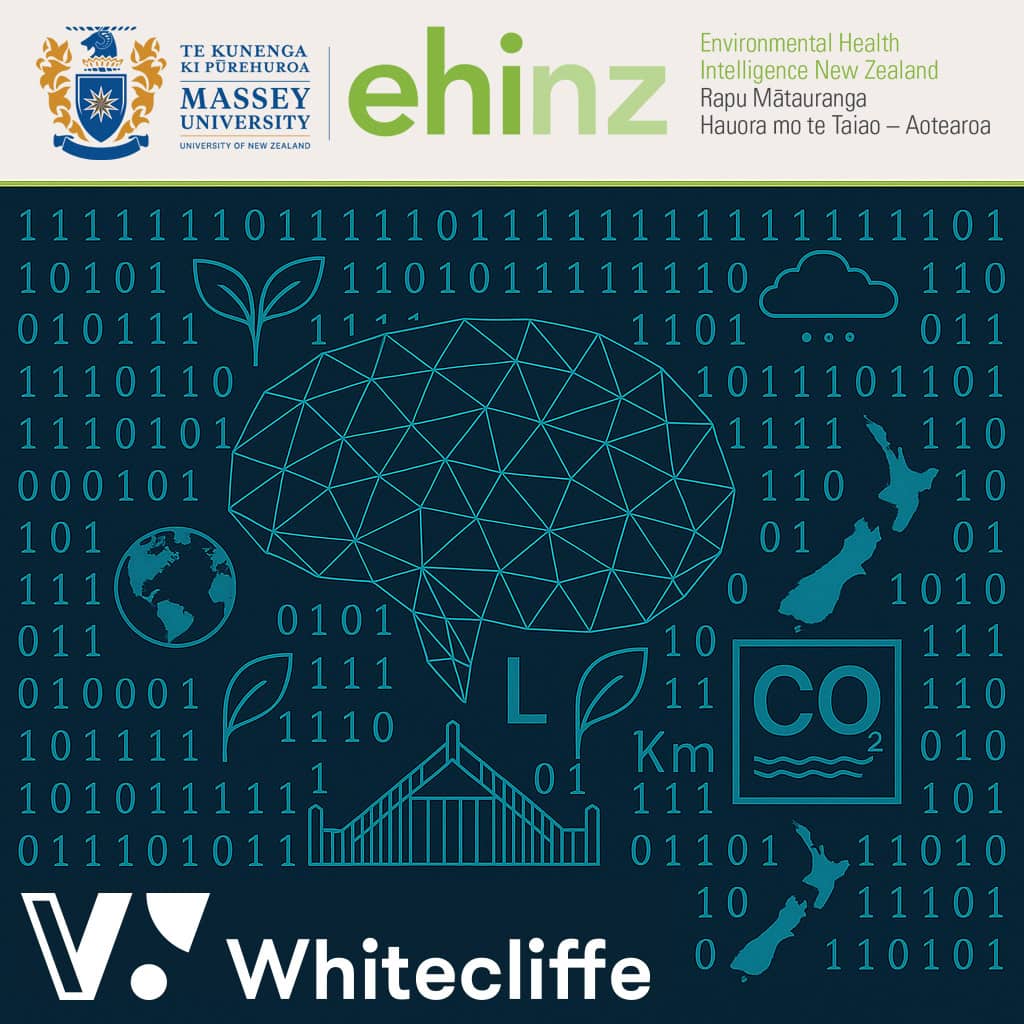 MoU Massey University and Whitecliffe, Prof Barry Borman, Rooshan Ghous, EHINZ, environmental health intelligence NZ, artificial intelligence, data science, Ministry of Health