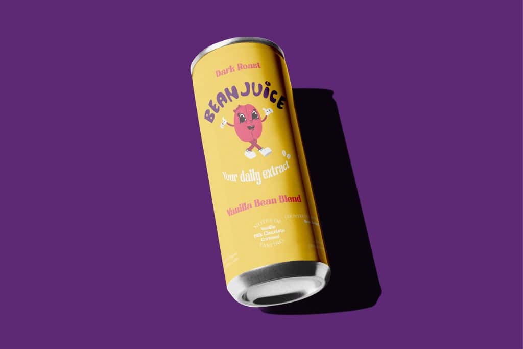 Isla Smith, Beanjuice. Bachelor of Design + Digital Media, Year 1, Student work, Whitecliffe College, graphic design, package design, branding