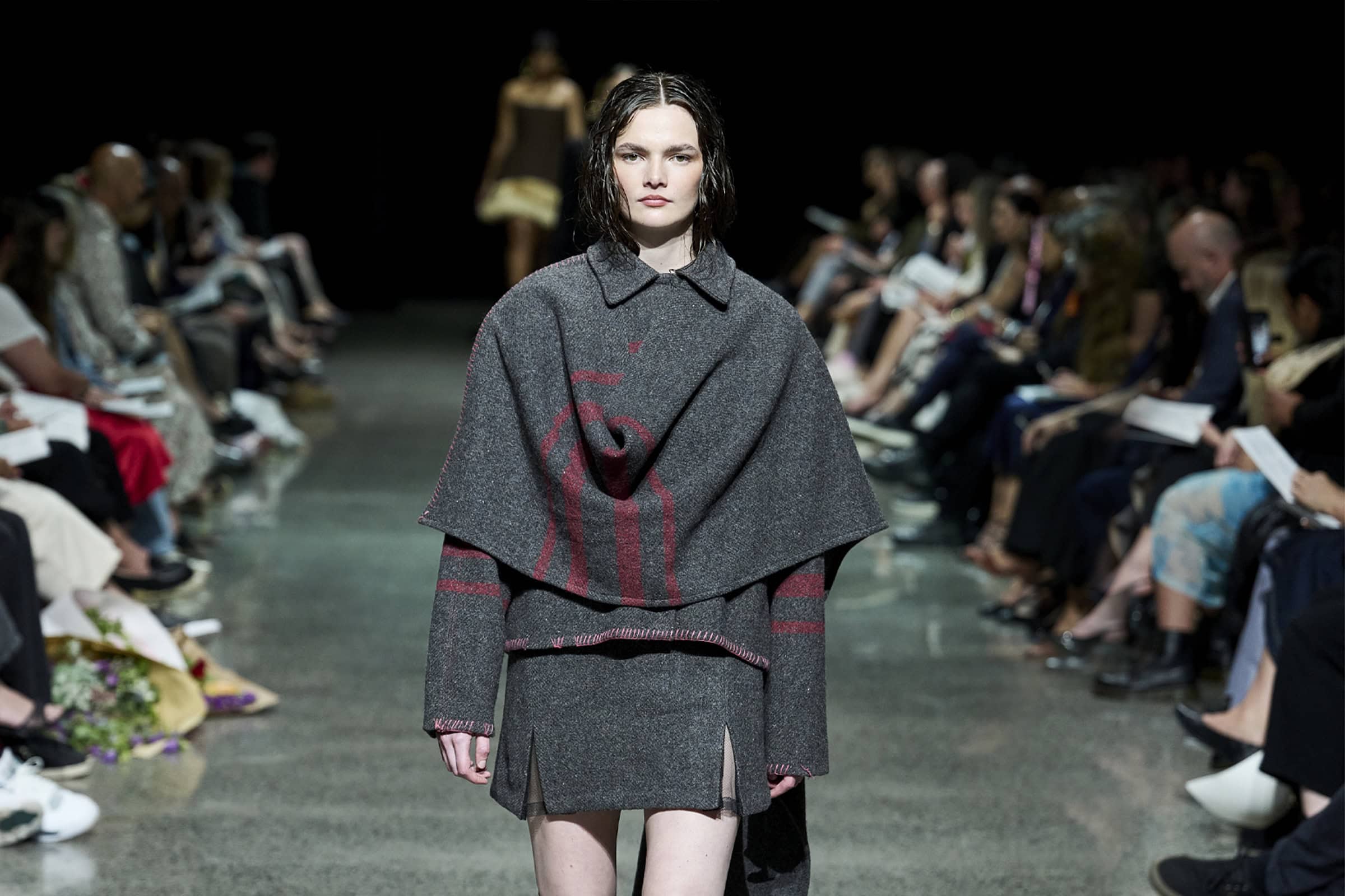 Hazel Creevey, Fashion + Sustainability, Bachelor of Sustainable Fashion Design, Collection, Inhabi-Tex, Fashion Collection, Portfolio, Sustainable Fashion, Fashion, Fashion student, Fashion degree, bachelors, 2024, Year 2, Whitecliffe Fashion Show, fashion designer