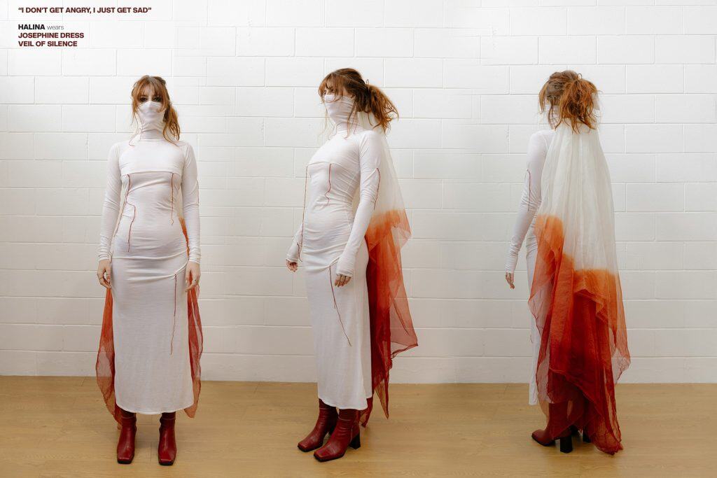 Mia Christina Sutton, I DON’T GET ANGRY, I JUST GET SAD, Fashion + Sustainability, Bachelor of Sustainable Fashion Design, Year 3, Fashion Collection, Fashion Portfolio, Sustainable Fashion Design, Sustainable Fashion, Fashion, Fashion student, Fashion degree, Fashion bachelors, 2024, Portfolio