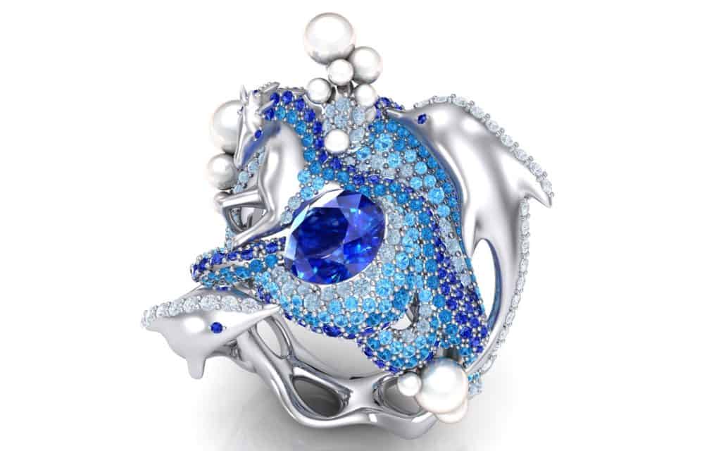 Men’s formal ring design by Sujin Lim — 5th Place, Formal Men’s Ring category, 2025 World Jewellery Design Awards.