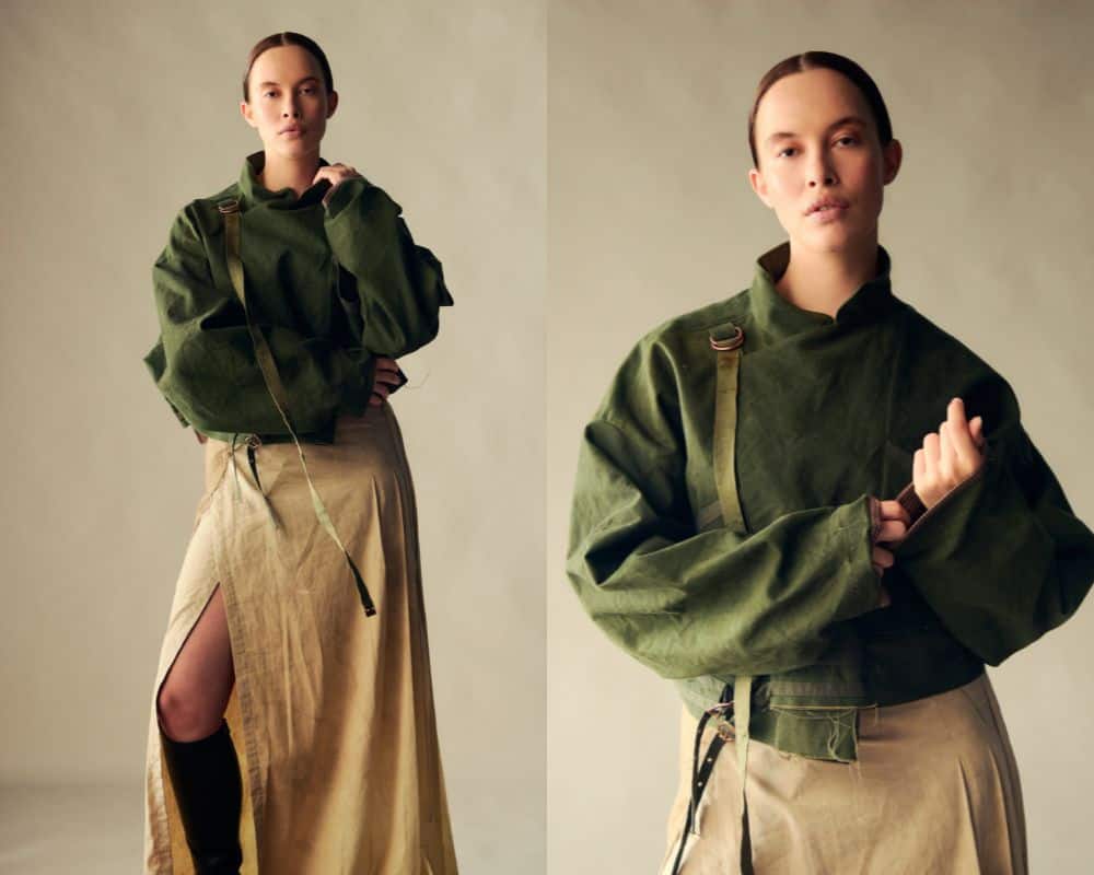 Bachelor of Sustainable Fashion Design student Kensa Munroe named the winner of the 2025 Circular Design Award presented by Mindful Fashion New Zealand.