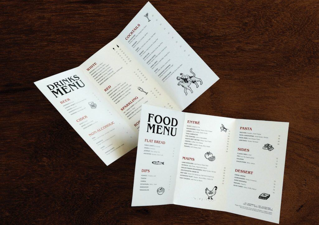 Isabelle Cassidy, Dionysia, Bachelor of Design & Digital Media, student work, Whitecliffe College, Graphic design, wine brand, graphics, winery & restaurant, InDesign, Illustrator. whitecliffe student, Best Design Awards, Designers Institute of New Zealand,