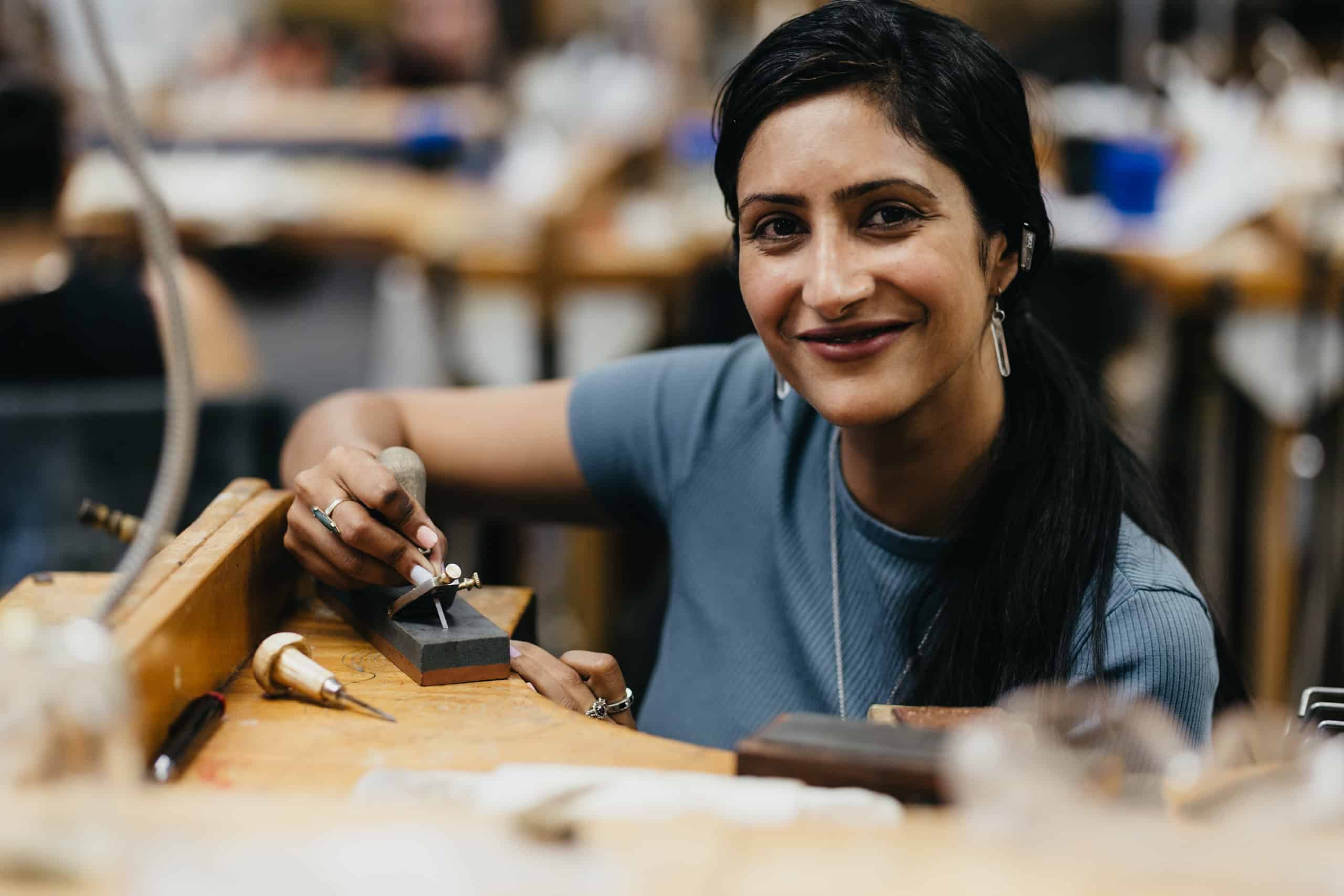 Certificate in Jewellery, Part Time, Student, programme, workshop, tools, Jewellery design